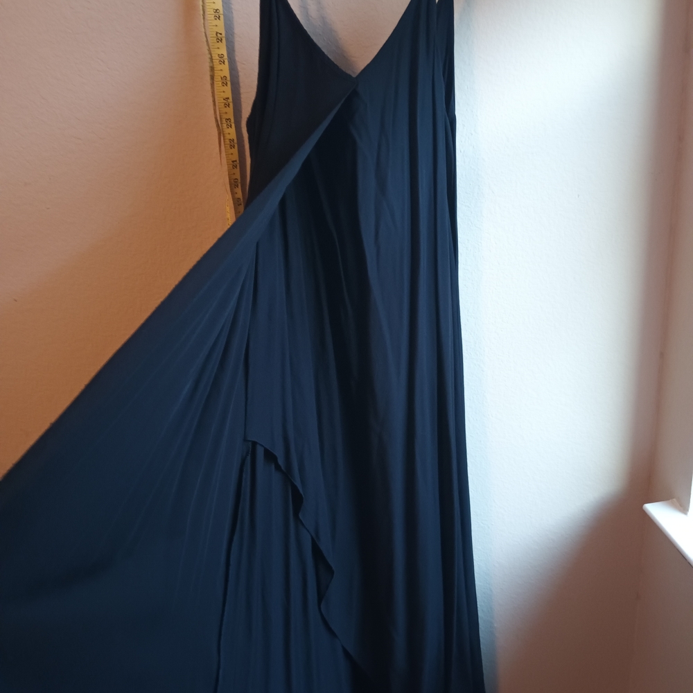 Chic Asymmetrical Midnight Black Dress